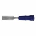 Prime-Line WORKPRO Wood Chisel, 1 in. Wide Blade, Hardened and Tempered Steel, Steel Caps, Blade Guards W043003